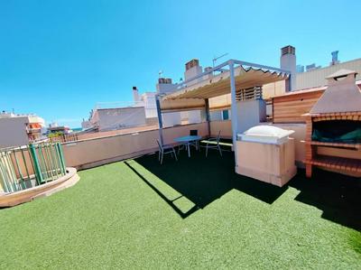 Residencial Mar duplex, garaje, barbacoa, Pueblo