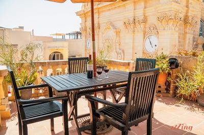 A Holiday Home Duplex in a Gozo Village Square