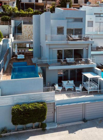 Villa Azzura with sea view & private pool at Athens Riviera