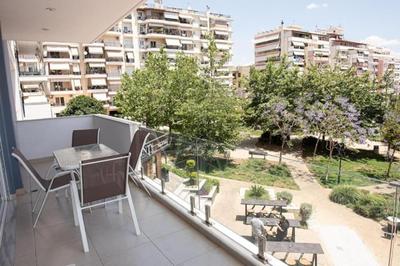 Overlooking park flat close to the Piraeus Port-(DRAP-A7)