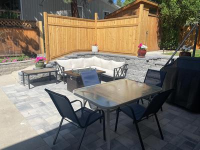 Bright poolside walkout two bedroom basement suite in the Okanagan