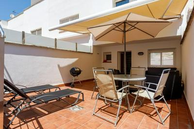 Lets Holidays Big terrace house with parking