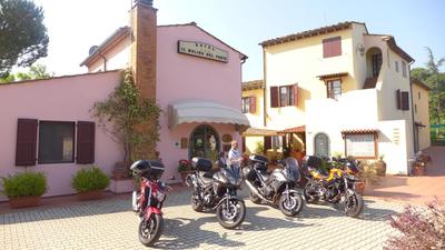 Motorrad-Hotel Toskana con piscina e giardino nel Chianti