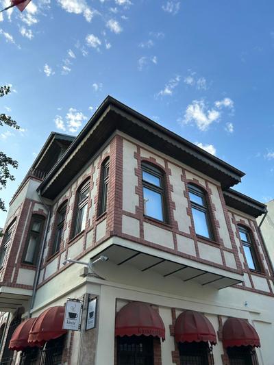 Historical Greco-Ottoman Pavilion near Tram in Fatih