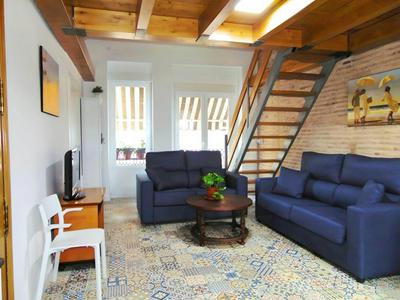 Casita con terraza en Cabanyal