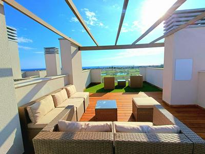 Nuevo Ático Toyo. Vistas al mar, terraza, solarium, piscina, A/A, WiFi y Garaje