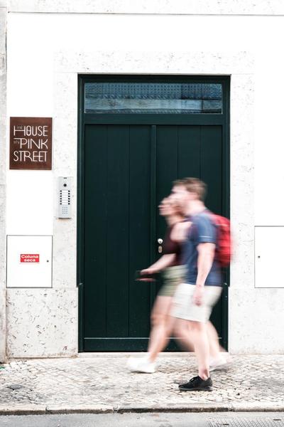 The House on the Pink Street in Lisbon