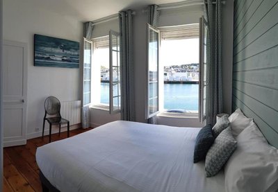 Le Hublot charmante maison au calme Fécamp vue sur le port