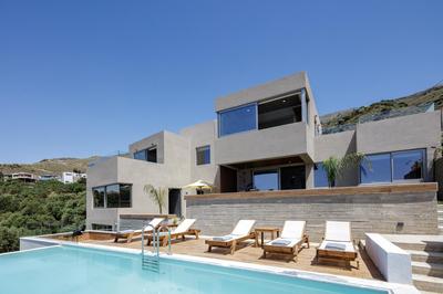 New Stylish Sea View Villa Complex Domus Elia with Private Pool, 4km from nearest beach