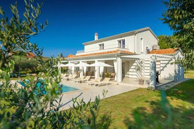 Modern villa Oliveti with pool and grill in Porec