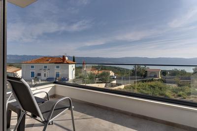 Villa Rosemary -semi-detached villa with a pool and a panoramic view, close to a sandy beach - by TRAVELER tourist agency Krk