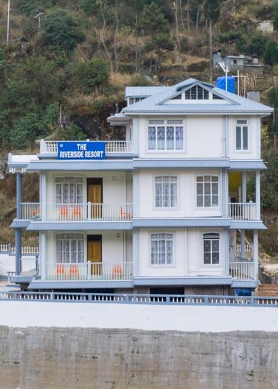 Riverside resort