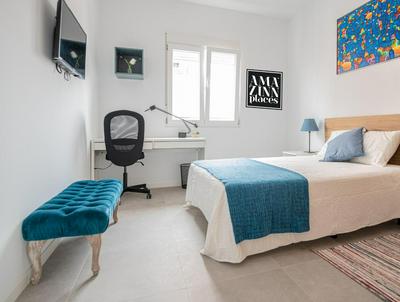Habitacion a metros de la playa con cocina y WC compartida, terraza y zonas comunes