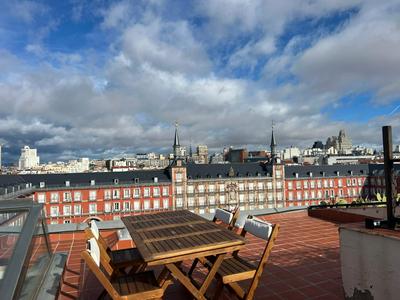 Plaza Mayor private terrace apartment