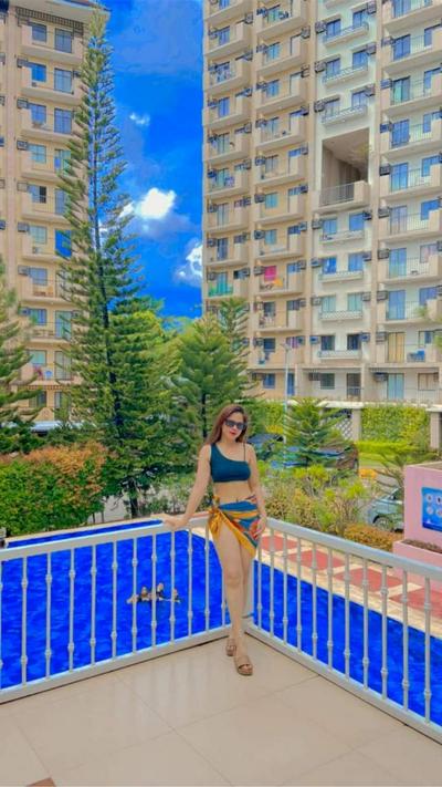 Relaxing 2BR at Camella Northpoint with balcony pool view 3rd floor