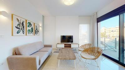 Elegant apartment with pool AC and balcony