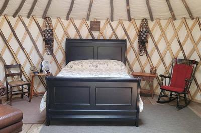 Rufus III Yurt on the river