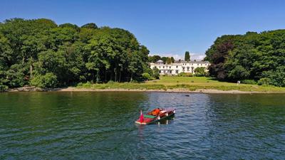 Storrs Hall Hotel on the shore of Lake Windermere