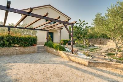 New villa with swimming pool, olive grove and sea view by Traveler tourist agency Krk ID 2201