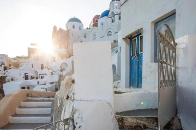 Great cave at Oia, Greece