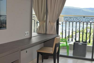 Lux Apartment Danang Golden Bay Deluxe King with Balcony and Ocean View