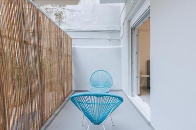 Calm underground studio with private terrace