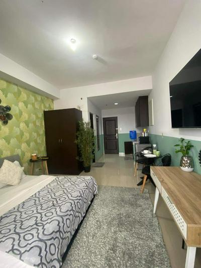 Nature Inspired Cozy Studio Rooms Mandaluyong Near Edsa Shaw Shangri-La Megamall at F Residences