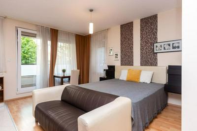Flat on Corvin promenade with big balcony