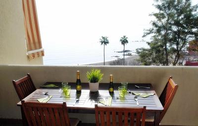 Beachfront Holiday Apartment in Benalbeach