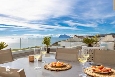 Luxury penthouse with huge terrace and sea and golf views
