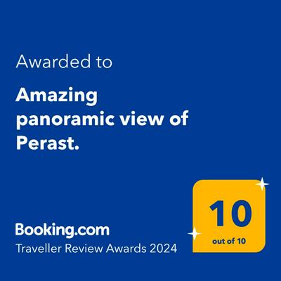 Amazing panoramic view of Perast.