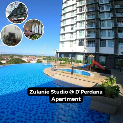 Zulanie Family Studio at D'Perdana Apartment, Spacious and Cozy with POOL, Free Wifi & Netflix