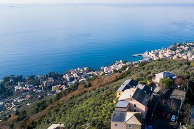Apartment With Sea View, Private Garden, Bogliasco