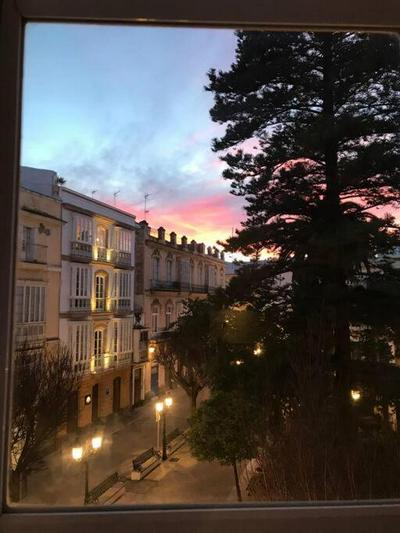 Spacious flat with lovely views