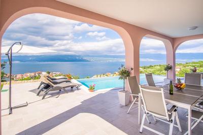 Apartment with a private pool, enchanting view, beach - by Traveler tourist agency ID 2122