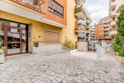 Retro design flat near Vaticano