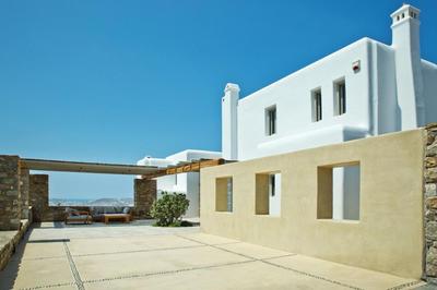 Elegant Mykonos Villa - Villa White Satin - Private Gym - 4 Bedrooms - Sea View