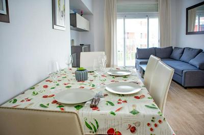 Apartamento "Casa el Sargazo" en Vera Playa con Piscina, Solarium, Wifi y Parking Gratis