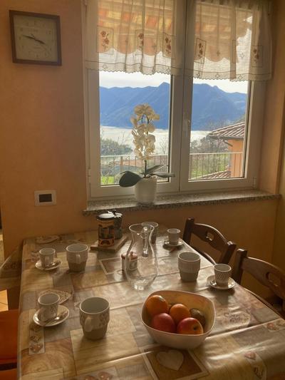 Lo scorcio sul lago