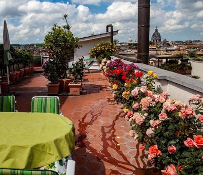 Tolles Appartement in Rione Iv Campo Marzio mit Panorama-Terrasse, Trevi-Brunnen in der Nähe
