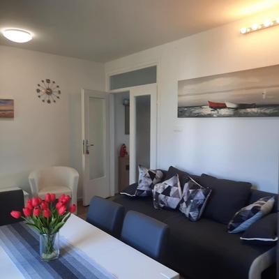 Strandwohnung Kate mit Meerblick, Balkon, Garten