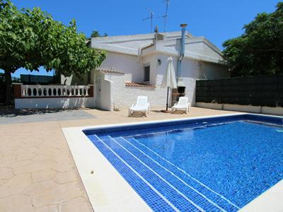 Casa cerca del mar con piscina privada, wifi gratis, aire acondicionado opcional, ¡Mascotas bienvenidas! - ES-184-18