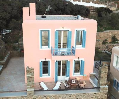 Sea & Sunset Balcony -Island House by Hostandros