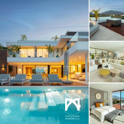 VACATION MARBELLA I Villa Almost Heaven, New Built Villa, Rooftop Jacuzzi, Infinity Heated Pool