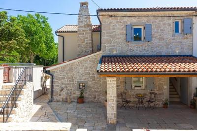 Ferienhaus mit Privatpool für 7 Personen ca 160 qm in Sveti Bartul, Istrien Bucht von Raša