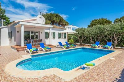 Ferienhaus mit Privatpool für 6 Personen ca 110 qm in Torre del Ram, Menorca Westküste von Menorca