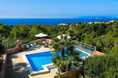 Ferienhaus mit Privatpool für 8 Personen ca 250 qm in Sant Josep de sa Talaia, Ibiza Binnenland von Ibiza