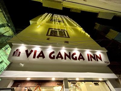HOTEL VIA GANGA INN ! గంగా ఇన్ ద్వారా హోటల్ VARANASI! FULLY AIR-CONDITIONED HOTEL AT PRIME LOCATION WITH ROOFTOP GANGES VIEW! 2 Min walking distance from A