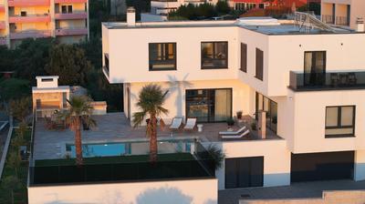 Luxury Villa Olivetum with Heated Pool, Sea View & Sauna - Okrug Gornji