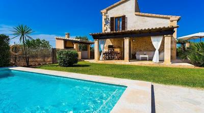 Ferienhaus mit Privatpool für 6 Personen ca 150 qm in Santa Margalida, Mallorca Nordküste von Mallorca